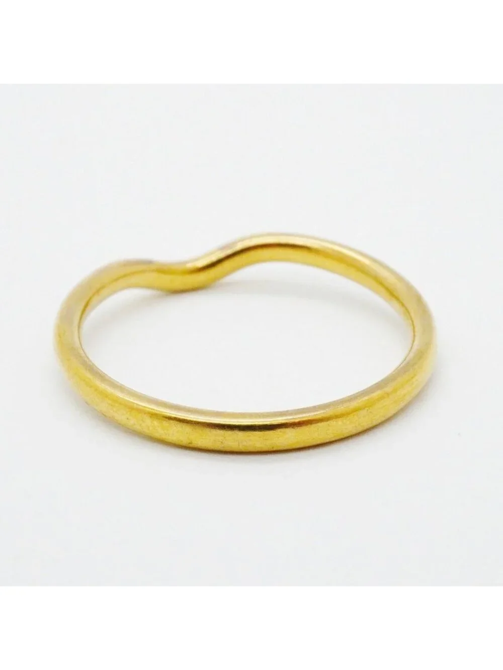 Tiffany & Co Ring Curved Band 18k Yellow Gold